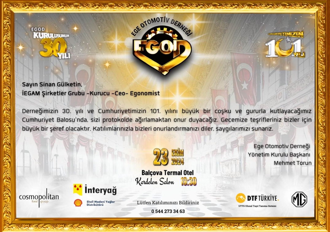 Cumhuriyetimizin 101. Derneğimizin 30. Yaşgününü Büyük Bir Çoşku İle Balçova Termalde Kutladık