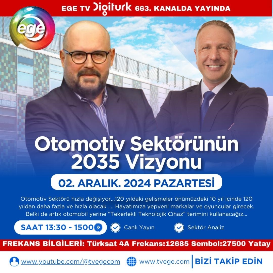 Ege Tv de Başkanımız Sektörü ve Ege Otomotivini Değerlendirdi