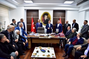 12 Nisan 2019 - Başkanımız Mustafa İduğ'u Yeni Makamında Ziyaret Ettik