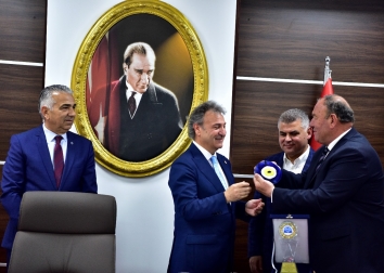 12 Nisan 2019 - Başkanımız Mustafa İduğ'u Yeni Makamında Ziyaret Ettik