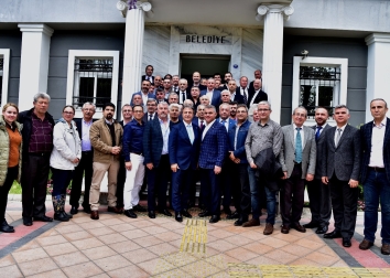 12 Nisan 2019 - Başkanımız Mustafa İduğ'u Yeni Makamında Ziyaret Ettik