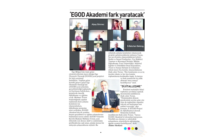 Ege Telgraf Gazetesi 20.04.2021