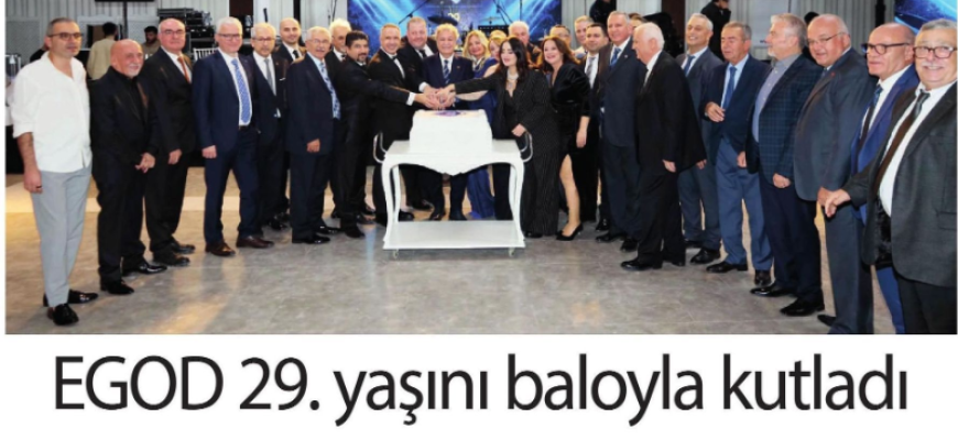 EGOD 29. yaşını baloyla kutladı! (İzmir 9 Eylül Gazetesi - 01.01.2024)