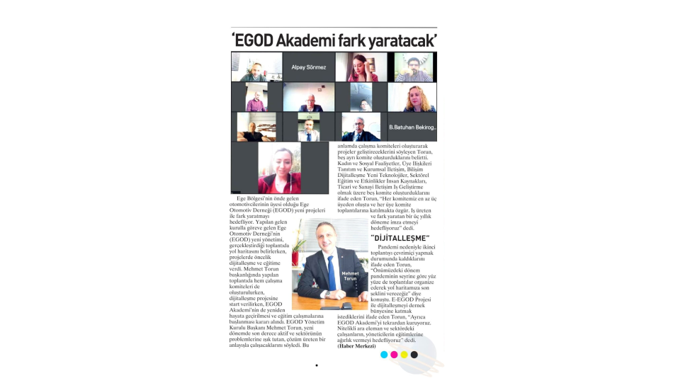 Ege Telgraf Gazetesi 20.04.2021
